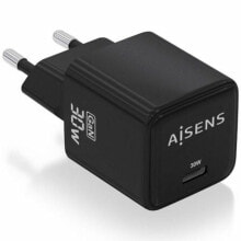 Wall Charger Aisens ASCH-30W1P036-BK Black 30 W (1 Unit)