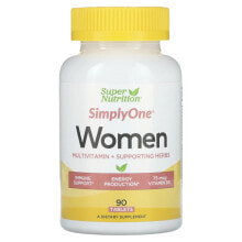 SimplyOne, Women’s Multivitamin + Supporting Herbs, 90 Tablets