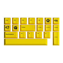 Клавиатуры aKKO 3068B Plus Black&Gold Gaming Tastatur CS Jelly Purple
