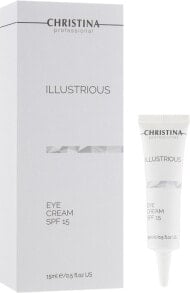 Anti-Aging Creme für die Augenpartie mit Sheabutter LSF 15 - Christina Illustrious Eye Cream SPF15