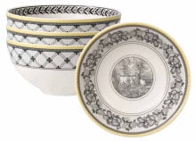 Dishes and salad bowls for serving