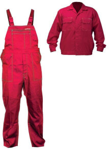 Lahti Pro Working clothes, sweatshirt and pants, red rL 188cm - LPQE88L