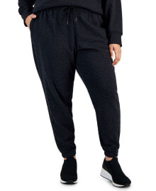 ID Ideology women's Animal-Print Jogger Pants, Created for Macy's
