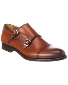 Купить мужские туфли Antonio Maurizi: Antonio Maurizi Cap Double Monk Leather Loafer Men's