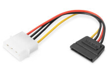 Компьютерные кабели и коннекторы ASSMANN Electronic IDE - SATA, 0.15m 0,15 m AK-430300-002-M