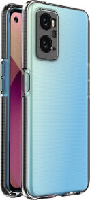 Hurtel Spring Case etui Realme 9i, Oppo A36 / A76 / A96 silikonowy pokrowiec z ramką czarne