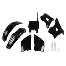 UFO Kawasaki KX 125/250 1996-1998 KAKIT192F-001 Fork Protectors & Plastics Kit