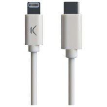 Кабель USB-C—Lightning KSIX MFI (1 m) Белый