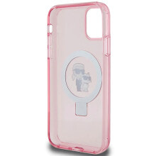 KARL LAGERFELD Klhmn61Hmrskcp iPhone 11XR 6.1 Ring Stand Karl&Choupettte phone case