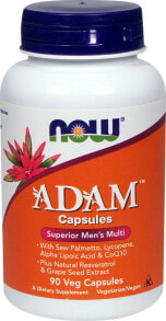 Витаминно-минеральные комплексы nOW Foods Adam Superior Men's Multi Мультивитаминный комплекс для мужчин 90 веганских капсул