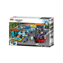 SLUBAN Blocks F1 Station M38-B0765 construction toy