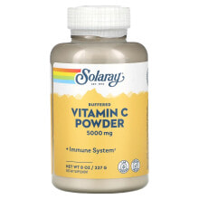Solaray, Buffered Vitamin C Powder, 5,000 mg, 8 oz (227 g)
