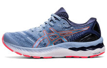 Asics Gel-Nimbus 23 透气减震耐磨 低帮跑步鞋 女款 雾霾蓝 / Кроссовки Asics Gel-Nimbus 23 1012A885-412