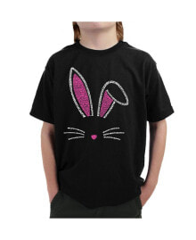 LA Pop Art big Boy's Word Art T-shirt - Bunny Ears