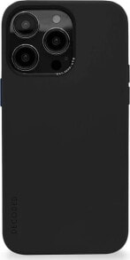 Decoded Decoded AntiMicrobial Silicone Backcover iPhone 14 Pro Charcoal