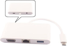 USB hubs stacja/replikator MicroConnect 3w1 USB-C (USB3.1CCOM5S)