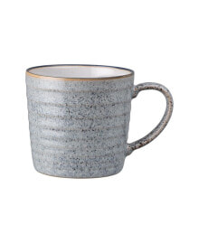 Denby studio Craft Grey Ridged Mug