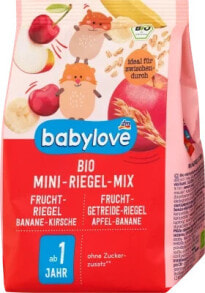 Fruchtriegel Bio Mini-Riegel-Mix 8x12,5g ab 1 Jahr, 100 g