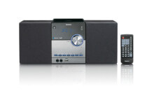 Lenco MC-150 портативная стереосистема Аналоговый и цифровой 22 W Черный, Серебристый
