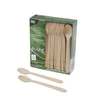 PAPSTAR 84841 - Disposable coffee spoon - Wood - Wood - FSC - 11 cm - 1.1 g