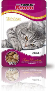 Купить влажные корма для кошек Super Benek: Super Benek Adult z kurczakiem 100g