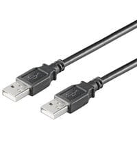 Goobay USB 2.0 AA 180 LC HiSpeed, 1.8m USB кабель 1,8 m USB A Черный 93593