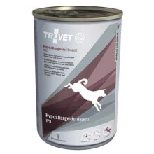 TROVET Hypoallergenic IPD with insect wet food for dog 400g