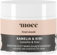 Feuchtigkeitsspendende und beruhigende Augencreme - Moee Fruit Mood Camellia & Kiwi Extract