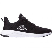 Мужская спортивная обувь для бега Мужские кроссовки спортивные для бега черные текстильные низкие Kappa Cumber M 242866 1110 shoes