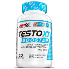 Цинк aMIX  TestoXT Booster  Пищевая добавка с содержанием цинка для естественного повышения уровня тестостерона 120 капсул