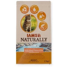 EUKANUBA Iams naturally adult north atlantic salmon & rice wet cat food 7kg