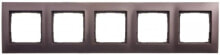 Умные розетки, выключатели и рамки Kontakt-Simon Fivefold SIMON54 universal frame, bronze - DR5 / 46