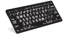Клавиатуры Logickeyboard LKB-LPWB-BTON-DE клавиатура Bluetooth QWERTZ Немецкий Черный