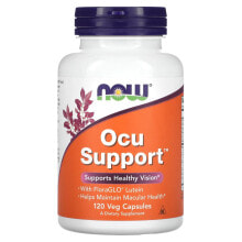 Лютеин, зеаксантин Now Foods, Ocu Support, 120 растительных капсул