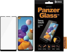 PanzerGlass Tempered Glass for Samsung A21 A215 Case Friendly