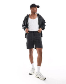 Купить мужские шорты The Couture Club: The Couture Club co-ord raw seam jersey shorts in charcoal