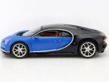Игрушечные машинки и техника для мальчиков bburago Bugatti Chiron 1:18 blue (275724)