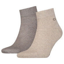 CALVIN KLEIN Quarter short socks 2 pairs