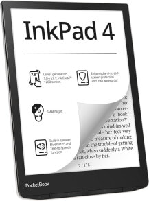 Купить компьютерная техника Pocketbook Readers GmbH: Pocketbook InkPad 4 - 19.8 cm (7.8") - E Ink Carta - 1404 x 1872 pixels - PDF DRM - ACSM - AZW - AZW3 - CBR - CBZ - CHM - DOC - DOCX - DjVu - EPUB DRM - FB2 - FB2.ZIP - HTM - HTML - MOBI,... - M4A - M4B - MP3 - OGG - BMP - JPEG - PNG - TIFF