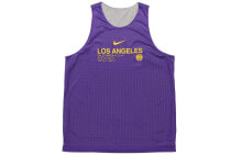 Nike NBA洛杉矶湖人队双面穿篮球背心 男款 灰紫色 / Майка Nike NBA CN0717-504