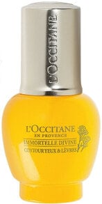 Seidiges Anti-Aging Fluid mit ätherischem Immortelleöl für die Augenpartie und die Lippen - L'Occitane Immortelle Divine Eyes And lips Fluid