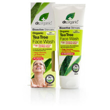 Dr. Organic Bioative Organic Tea Tree Face Wash Гель для умывания c экстрактом чайного дерева 200 мл