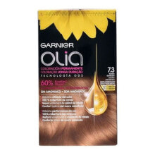 Краска для волос garnier Olia Hair Color No. 7.3 Масляная краска для волос без аммиака, оттенок 7.3 золотистый темно-русый 120 г