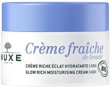 Feuchtigkeitsspendende Gesichtscreme - Nuxe Creme Fraiche De Beaute Glow Rich Moisturising Cream 48H