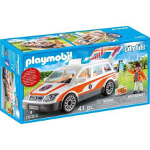 Набор с элементами конструктора Playmobil City Life 70050 Аварийный автомобиль с сиреной