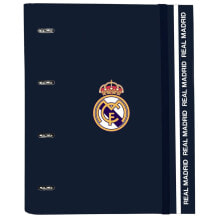 SAFTA Real Madrid Away 20/21 A4 Rings With 120 Sheets Folder