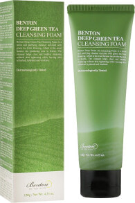 Reinigungsschaum mit Grüntee-Extrakt - Benton Deep Green Tea Cleansing Foam