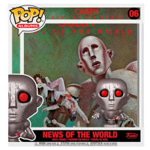 FUNKO POP Queen News Of The World With Album Case Figure