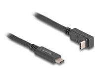 USB 10 Gbps Kabel Type-C Stecker zu gewinkelt oben unten 1 - Cable - Digital