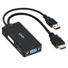 LINDY HDMI to DP/DVI/VGA converter